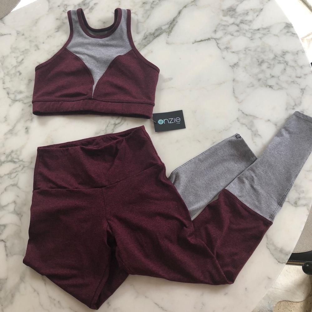 NWT Onzie 2 piece yoga set
